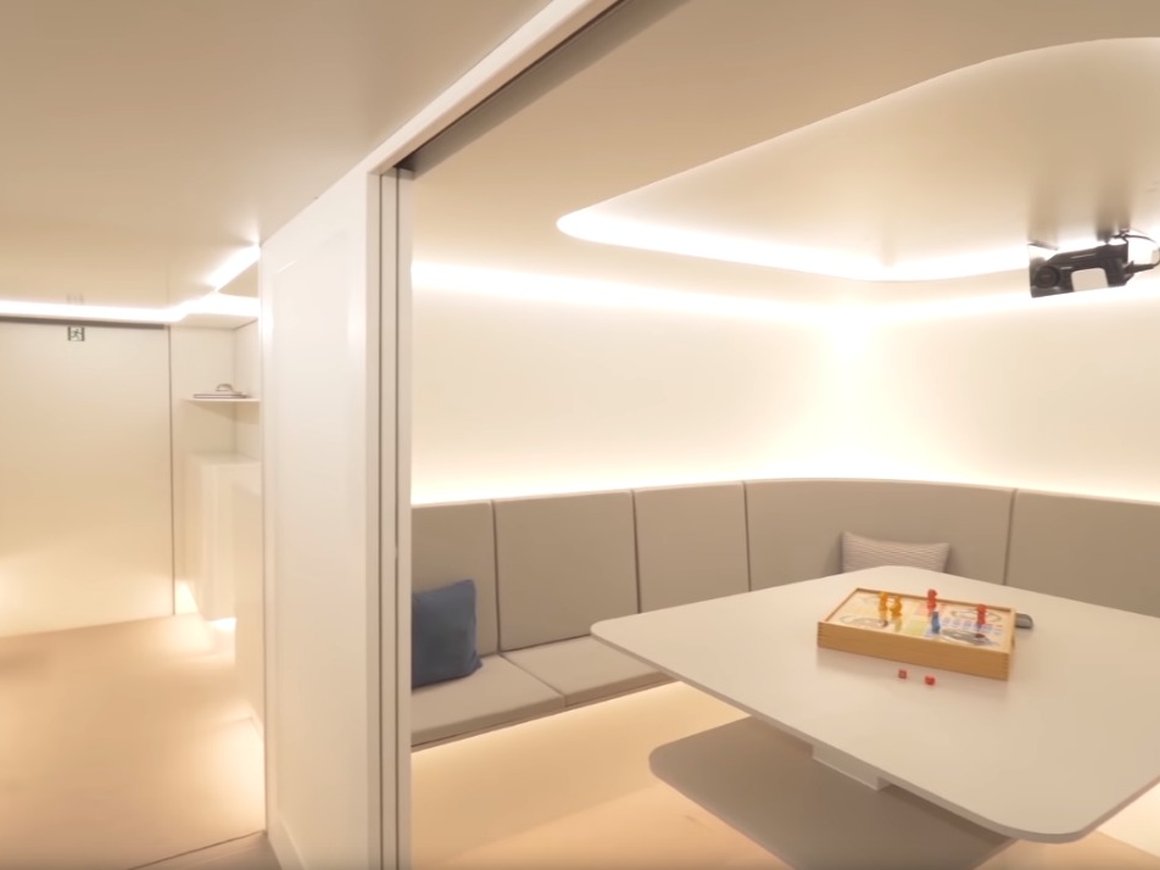 Airbus представила концепт «отеля» в самолете — там можно спать и проводить деловые встречи