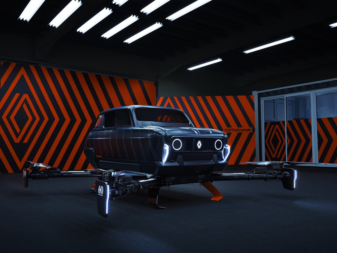 Renault показал концепт летающего автомобиля Air4