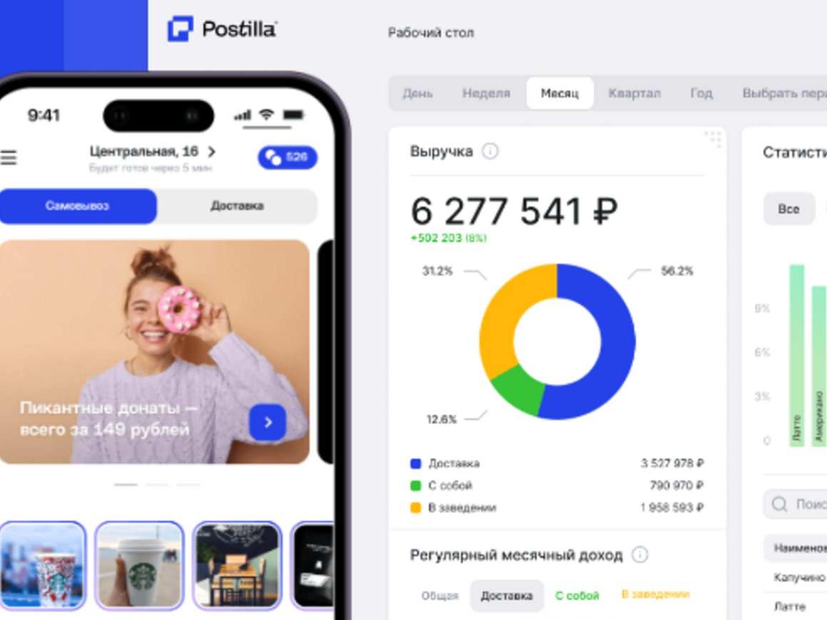 Экосистема для общепита Postilla привлекла 20 млн рублей от бизнес-ангелов