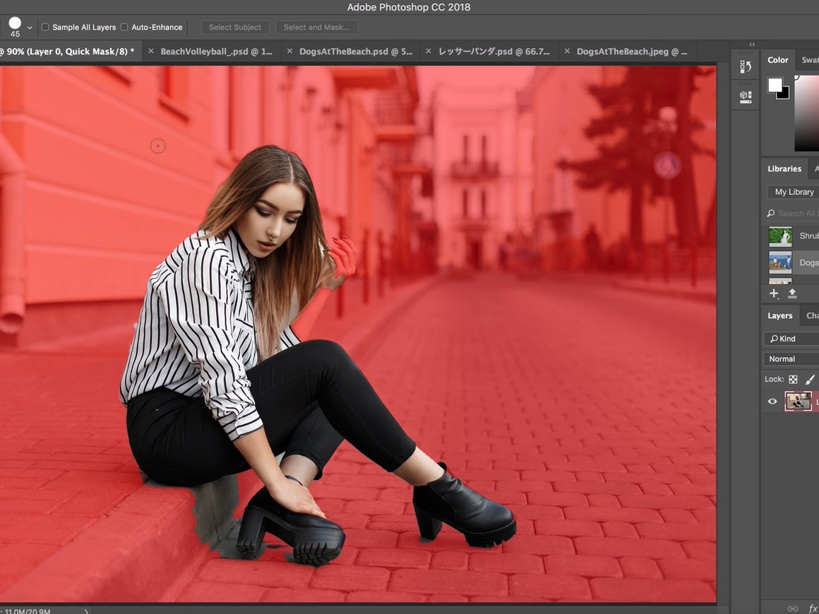 Разработчики Photoshop показали быстрое выделение объектов в программе с помощью ИИ