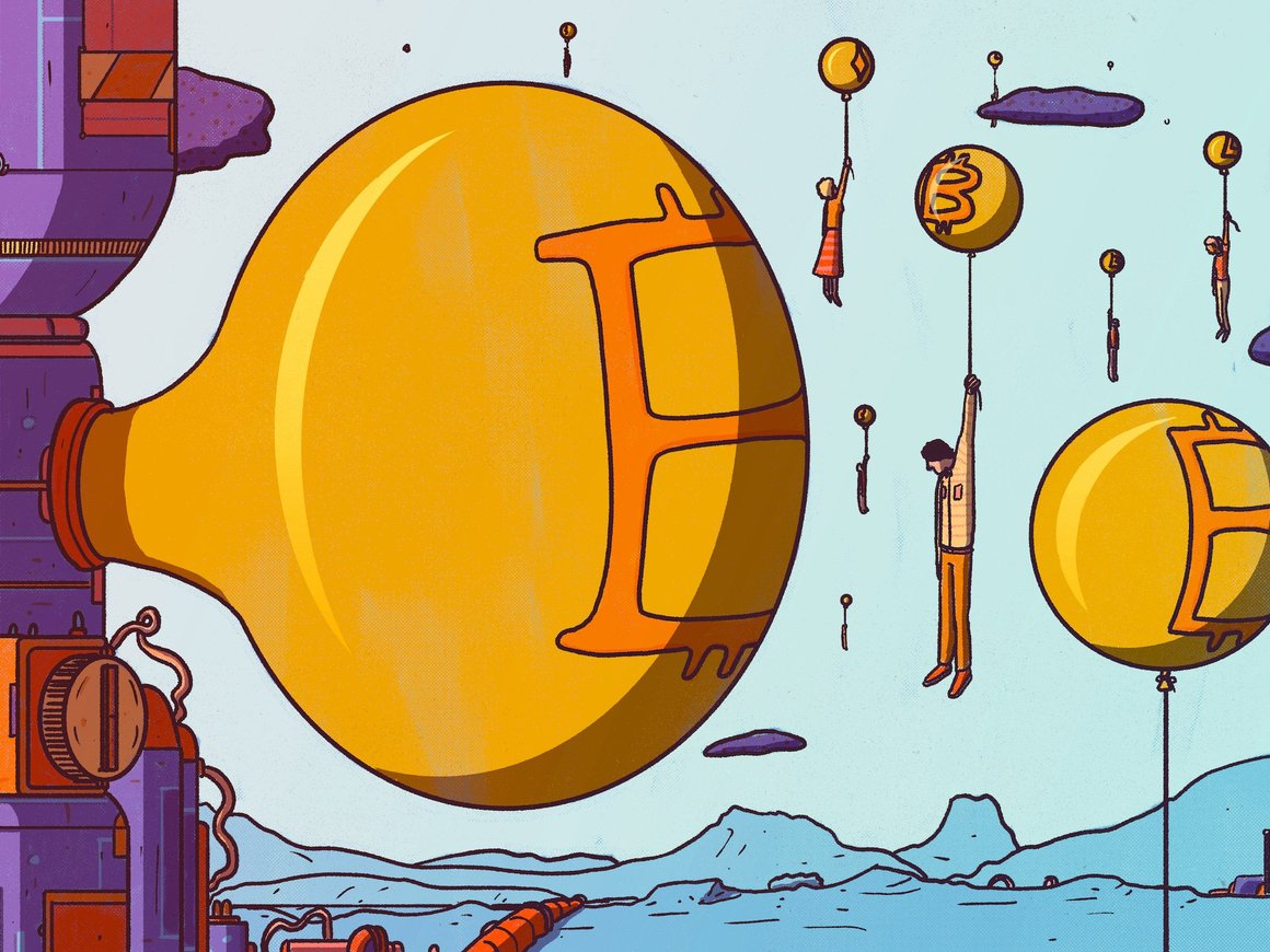 Курс биткоина за три дня упал почти на 20%