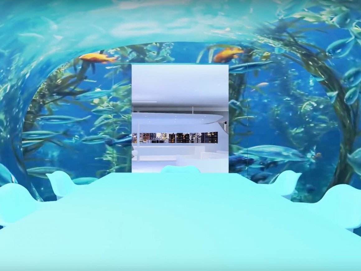 Фото: футуристический офис криптовалютного миллиардера