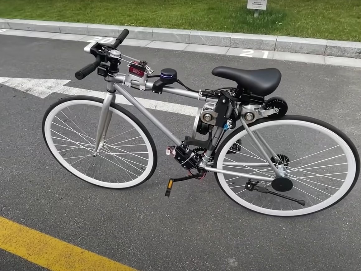 Китайский инженер разработал беспилотный электровелосипед