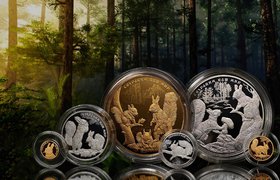ЦБ выпустил новые монеты с белками из серии «Сохраним наш мир»