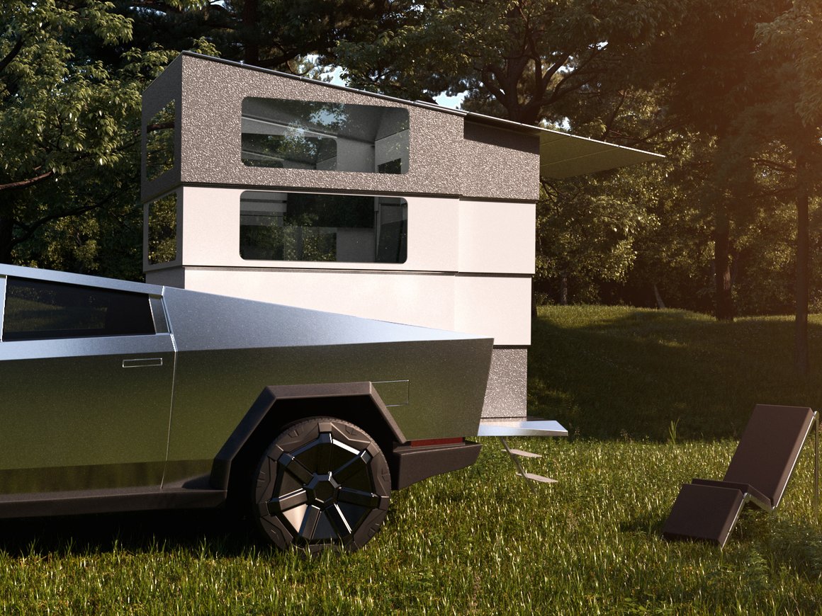 Создатель дома на колесах на основе Cybertruck заработал $80 млн на предзаказах