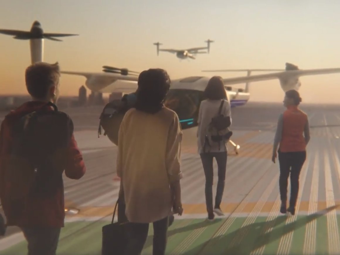 Uber показал видео с демонстрацией летающих такси и запланировал запуск к 2020 году