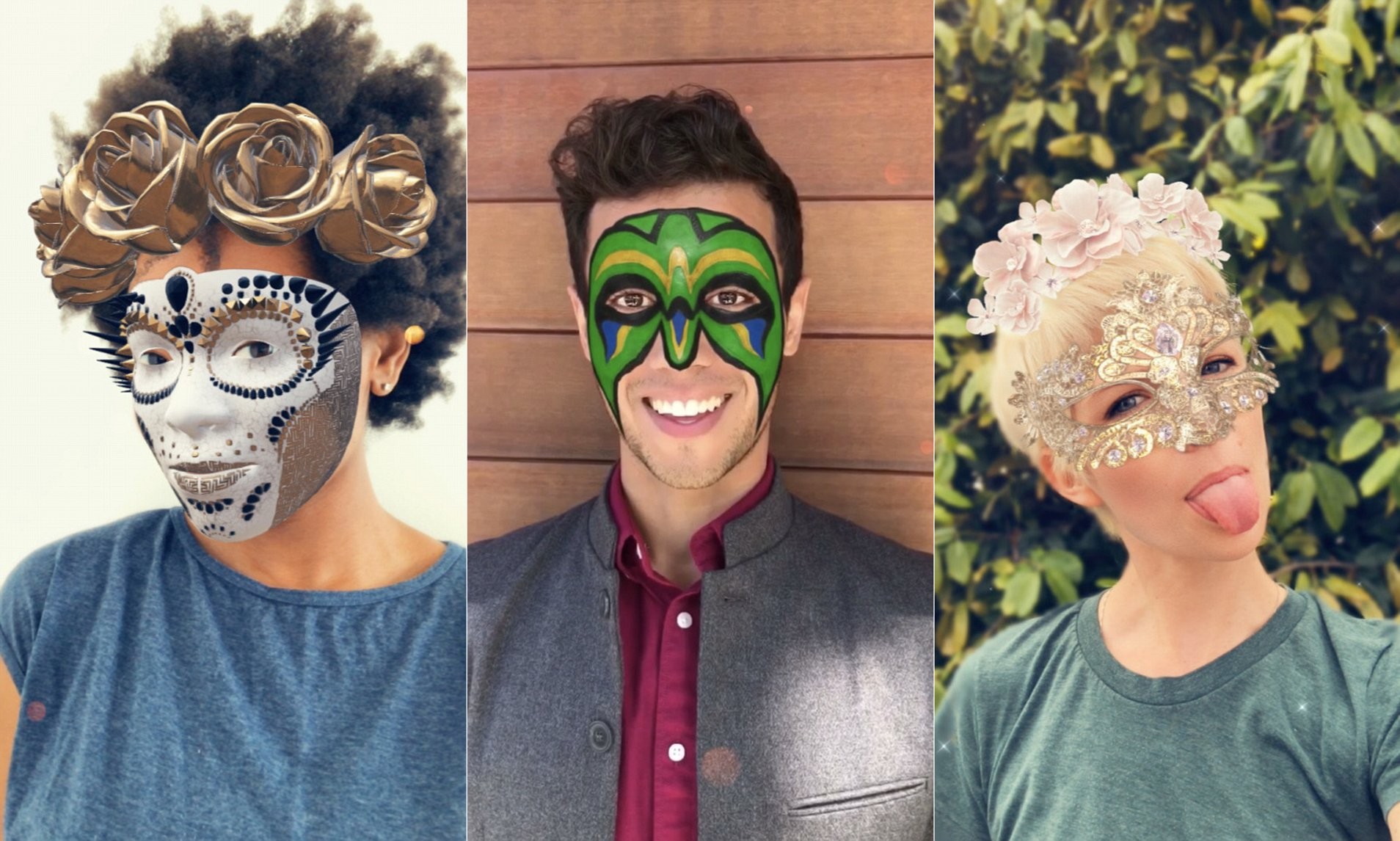 Как делать фото в инстаграме с масками