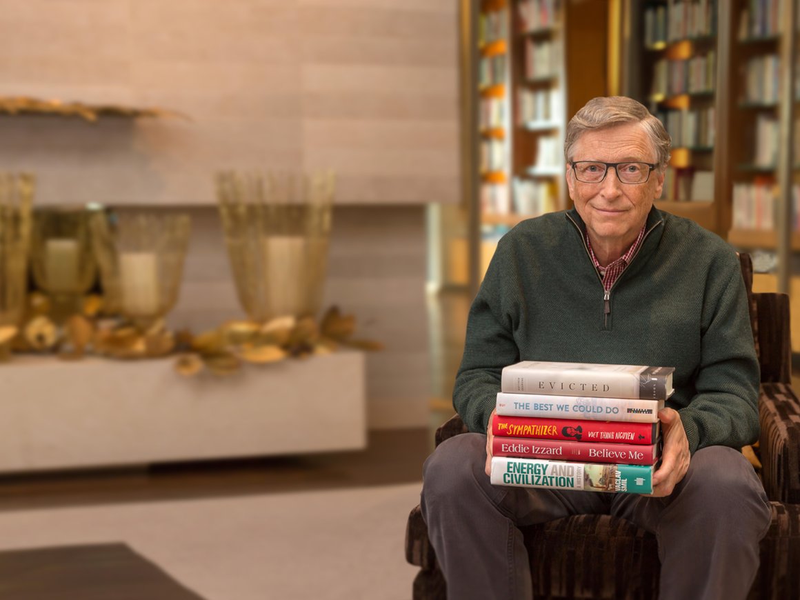 Билл Гейтс назвал лучшие книги 2017 года