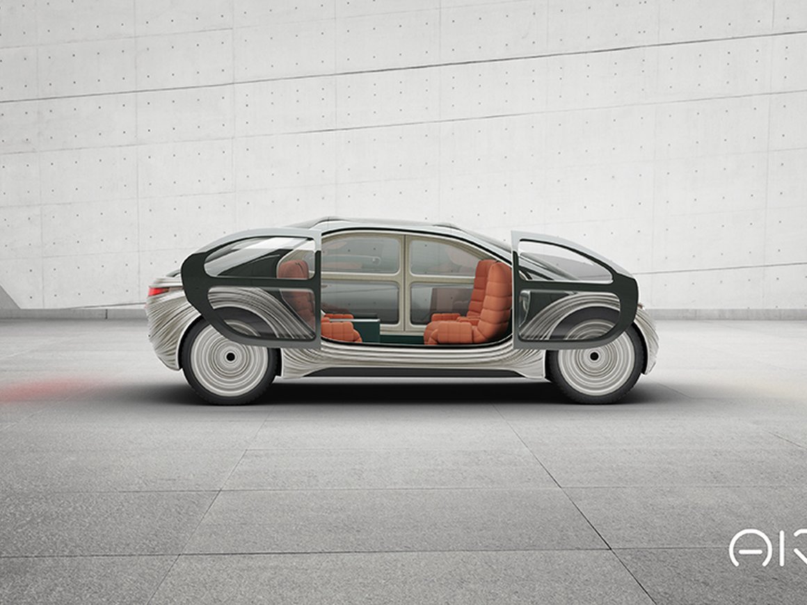 В Великобритании представили поглощающий загрязнения электромобиль