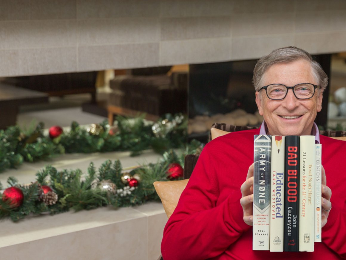 Билл Гейтс назвал пять лучших книг 2018 года