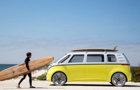 Volkswagen выпустит современную версию «хиппимобиля»: теперь с электродвигателем