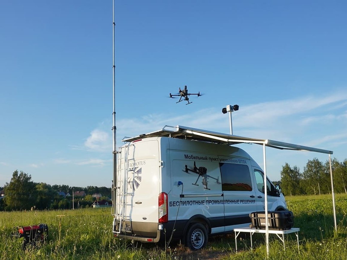 Российская Aeromotus создала мобильный комплекс для управления дронами
