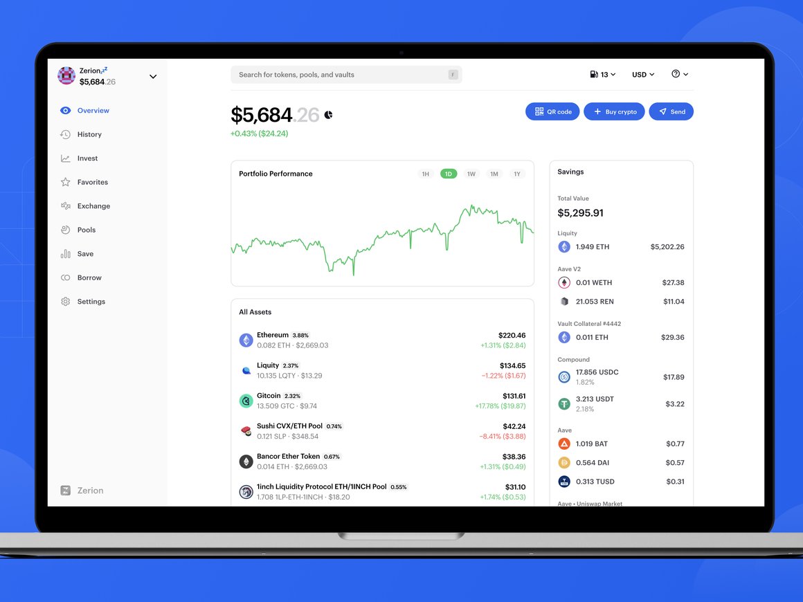 DeFi платформа для торговли криптовалютой фаундеров-россиян Zerion привлекла $8,2 млн в раунде А
