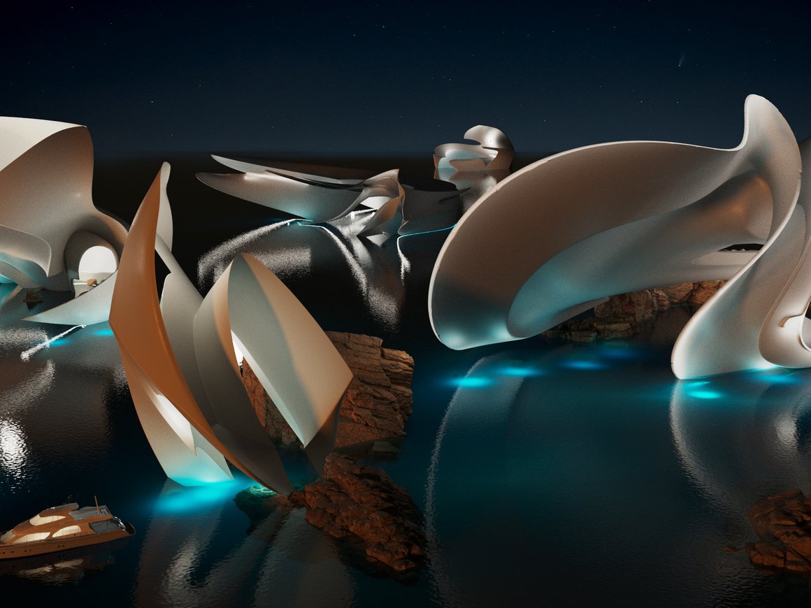 Курорт в открытом океане в формате NFT выставили на аукцион