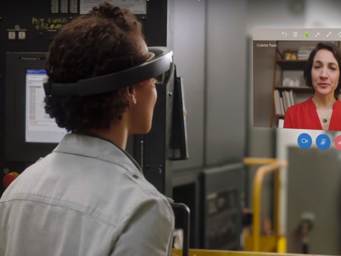 Видео: Microsoft представила видеозвонки в дополненной реальности