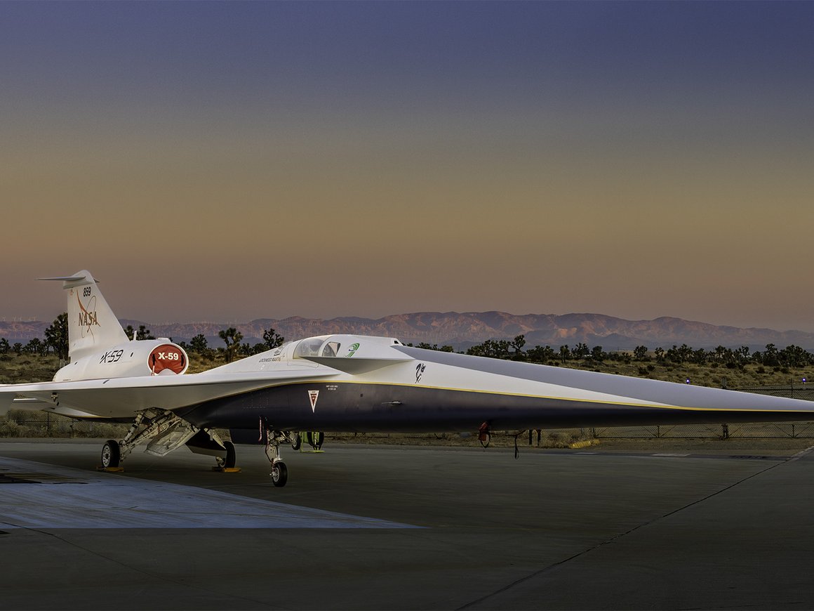 Новый сверхзвуковой самолет X-59 приблизит отмену запрета на полеты над сушей коммерческой сверхзвуковой авиации