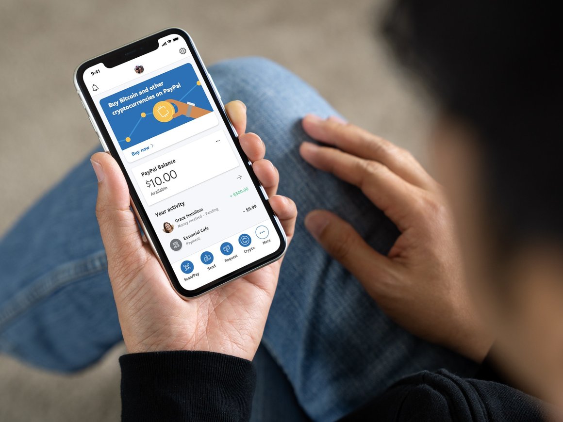 PayPal разрешит пользователям операции с криптовалютой