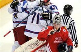 Хоккейная сборная России разгромила датчан на ЧМ. ВИДЕО