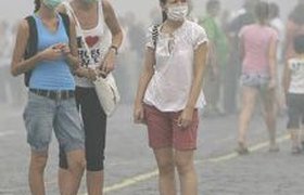Власти Москвы признали рост смертности из-за смога. ФОТО