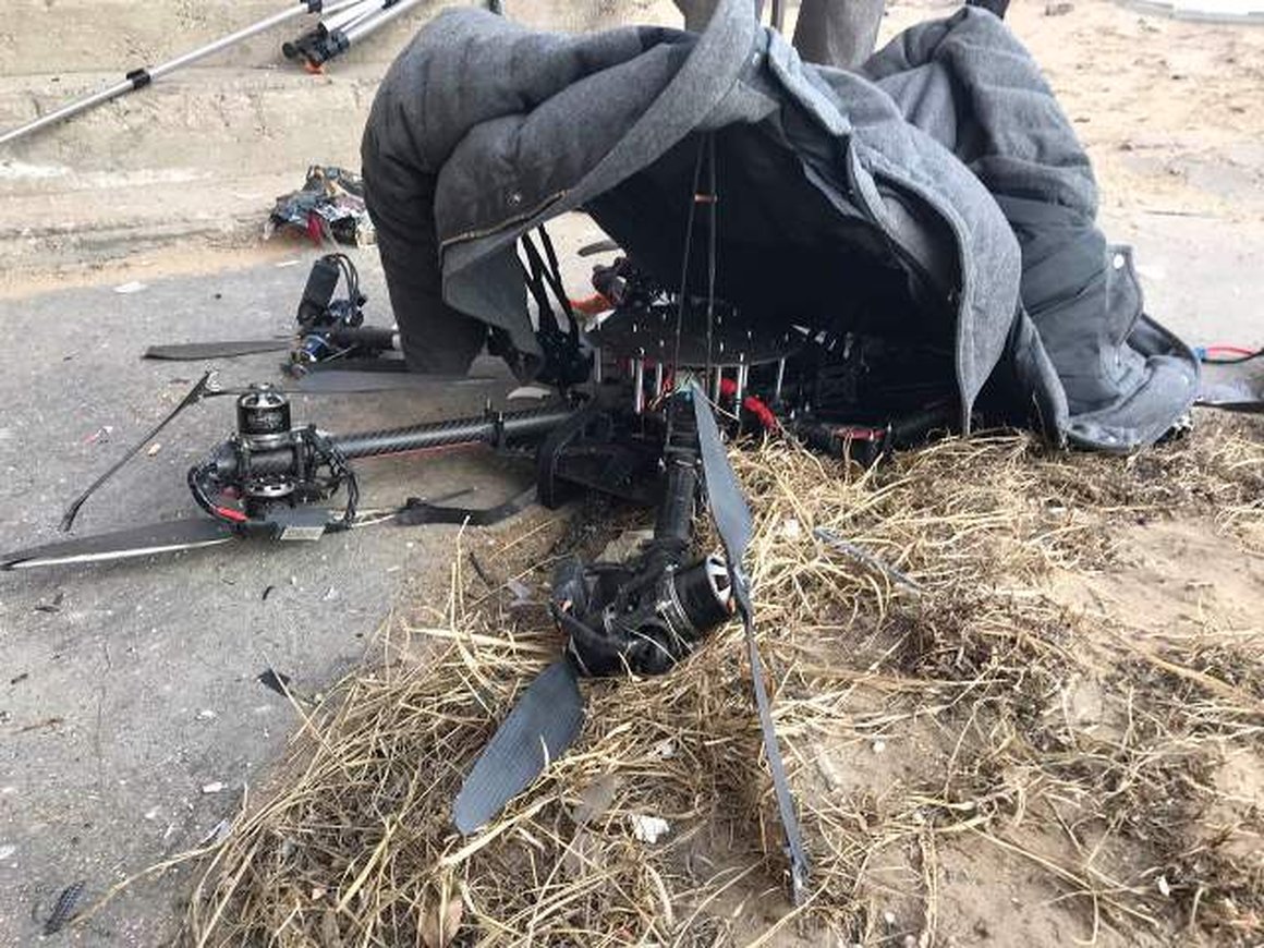 Видео: Первый беспилотник «Почты России» разбился сразу после взлета