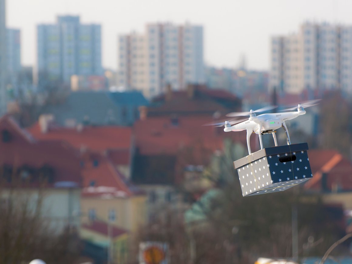 «Почта России» протестирует доставку посылок беспилотниками в дронопорты