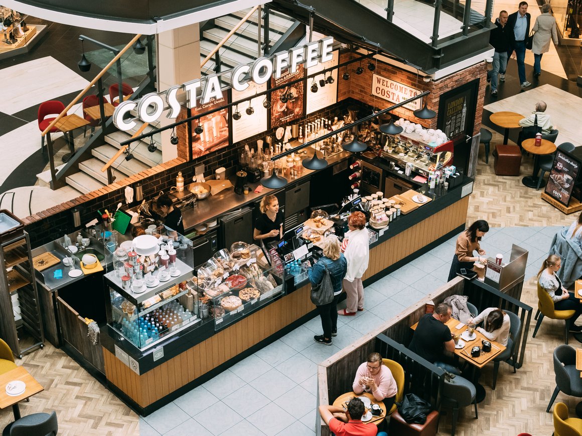 «Росинтер» определился с новым названием для сети Costa Coffee