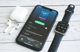 Spotify добавила автозагрузку музыки для Apple Watch