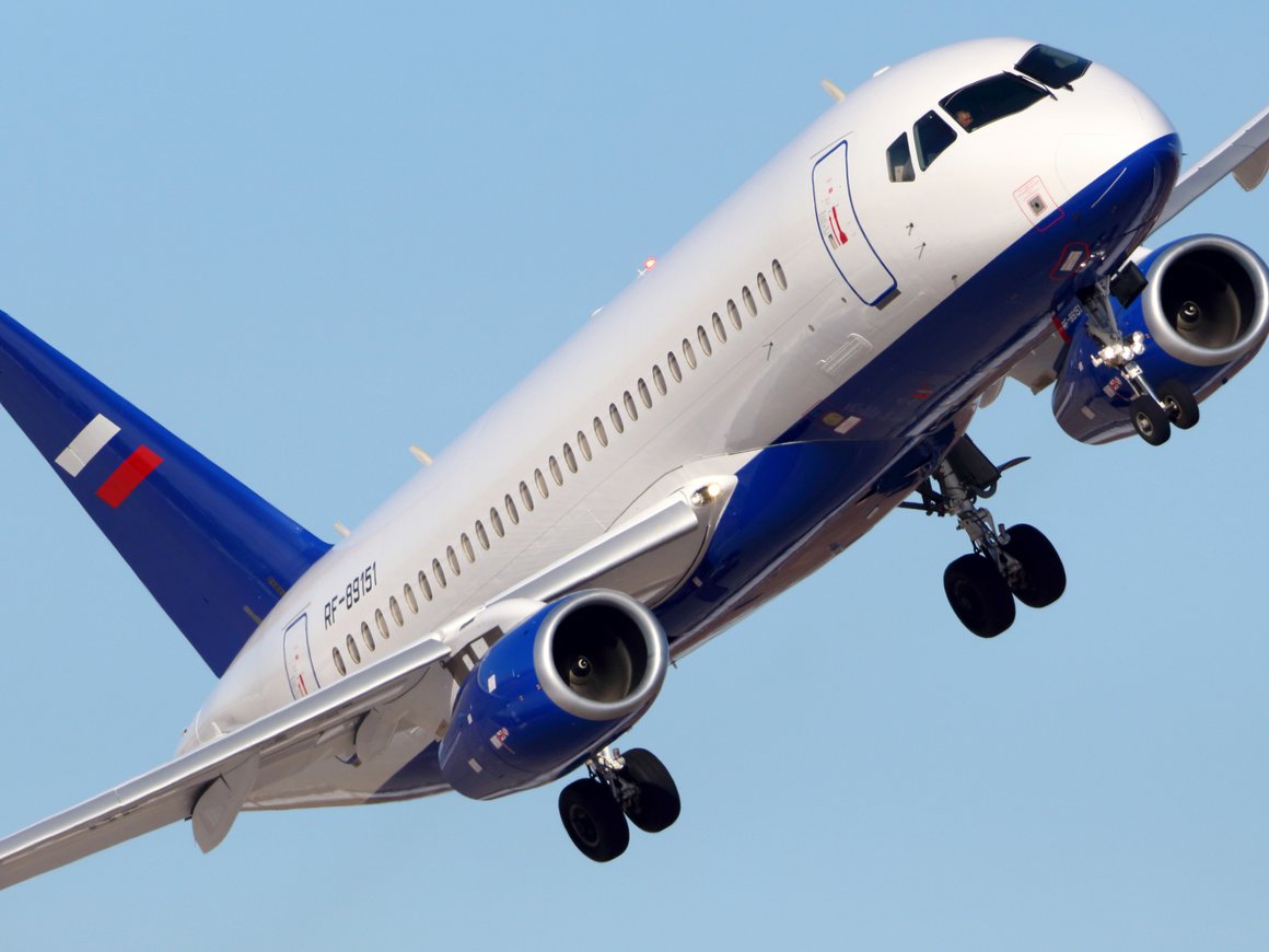 Первый полет Sukhoi Superjet New с российским оборудованием состоится в мае