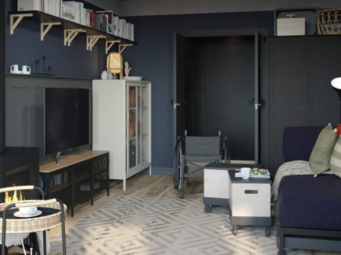 «ИКЕА» показала, как сделать «хрущевку» удобной для инвалидов