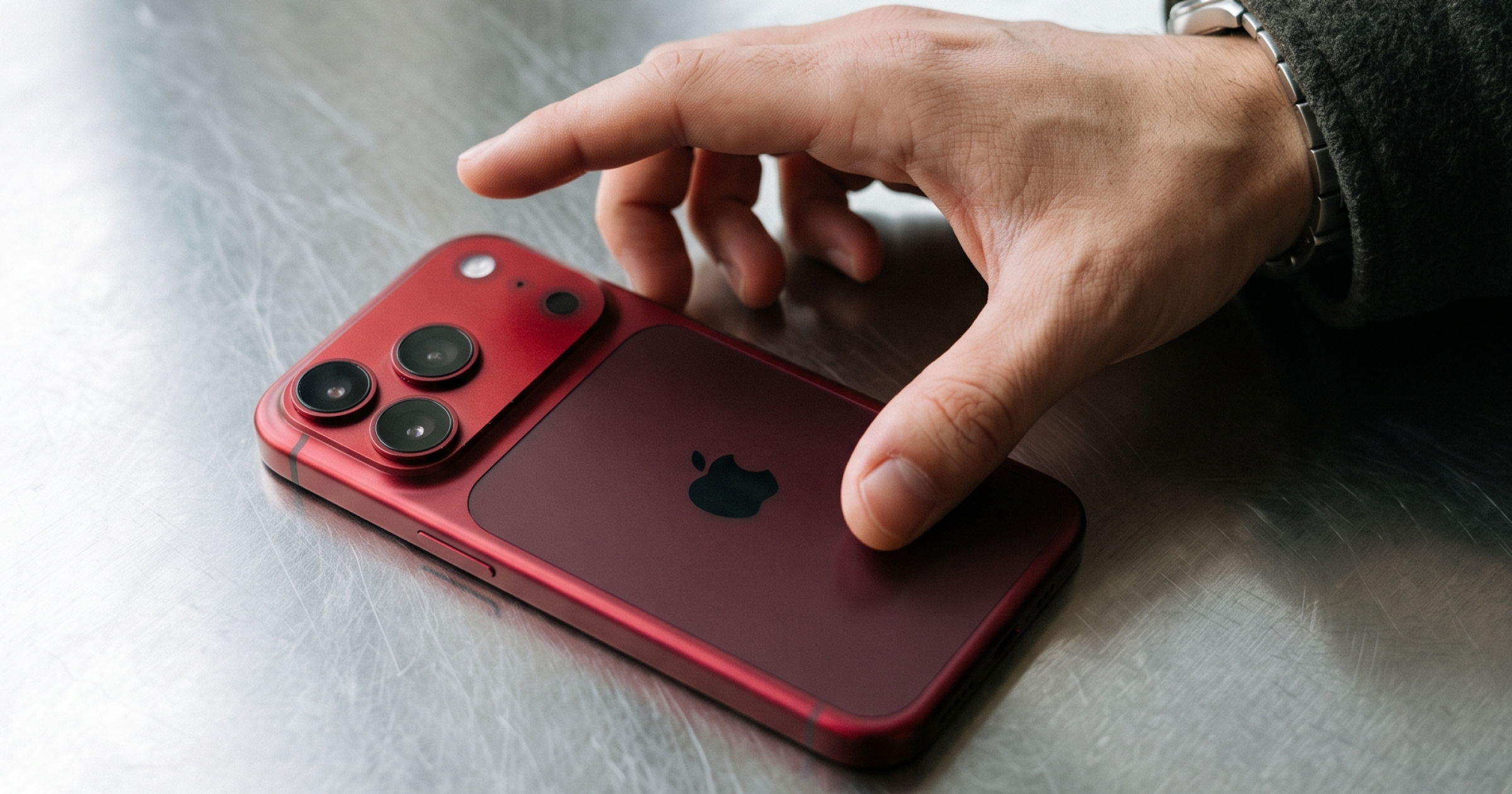 Владельцы нового iPhone 18 Pro пожаловались на выцветание корпуса — бордовый оттенок становится красным