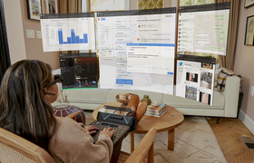 В Израиле разработали ноутбук без экрана — его заменяют виртуальные мониторы