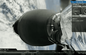 SpaceX со второй попытки удалось вывести грузовик Falсon 9 на орбиту