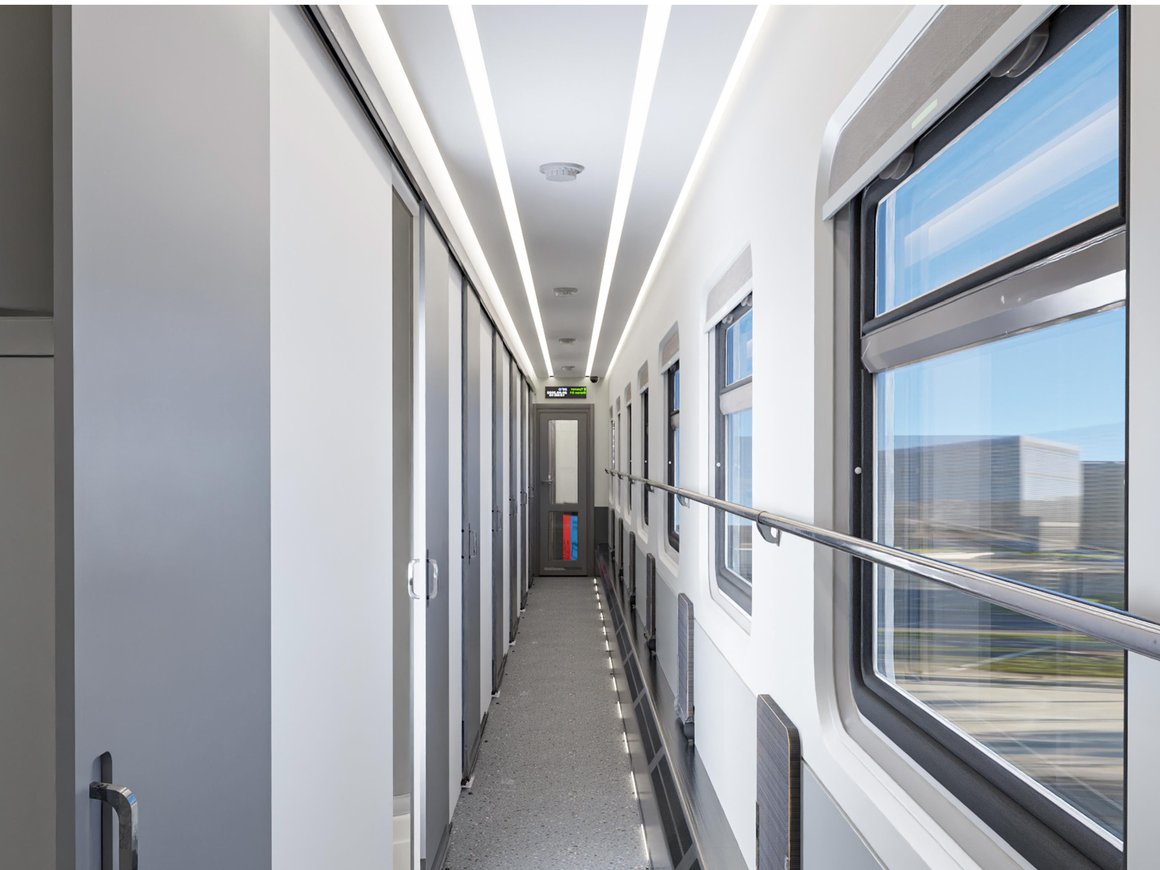 ФПК показала новый интерьер вагонов СВ в поездах дальнего следования