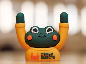 счастливый лягушонок