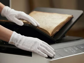 Сканирование рукописей на сканере