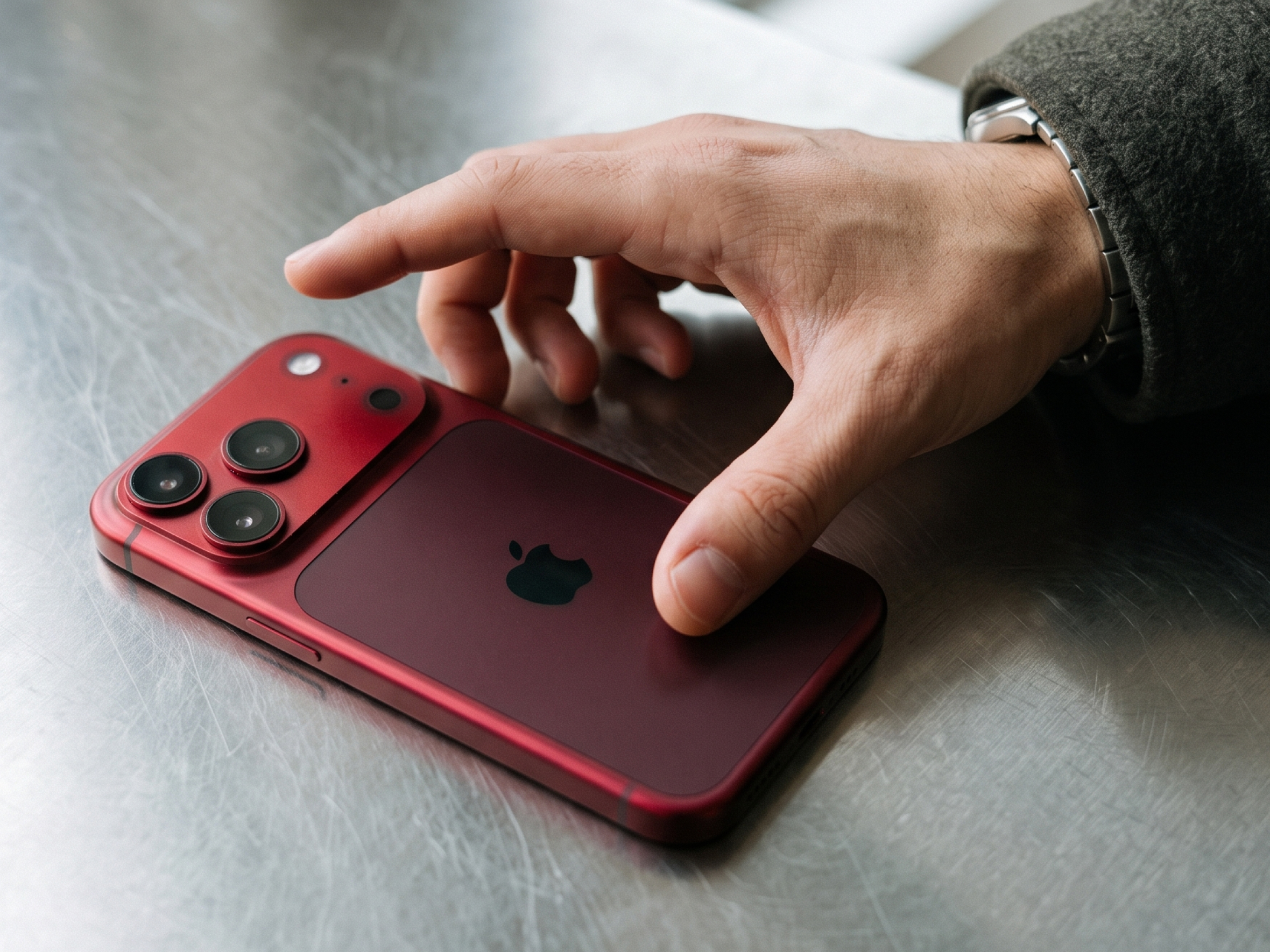 Владельцы нового iPhone 18 Pro пожаловались на выцветание корпуса — бордовый оттенок становится красным