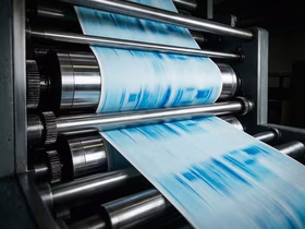 Станок печатает облигации