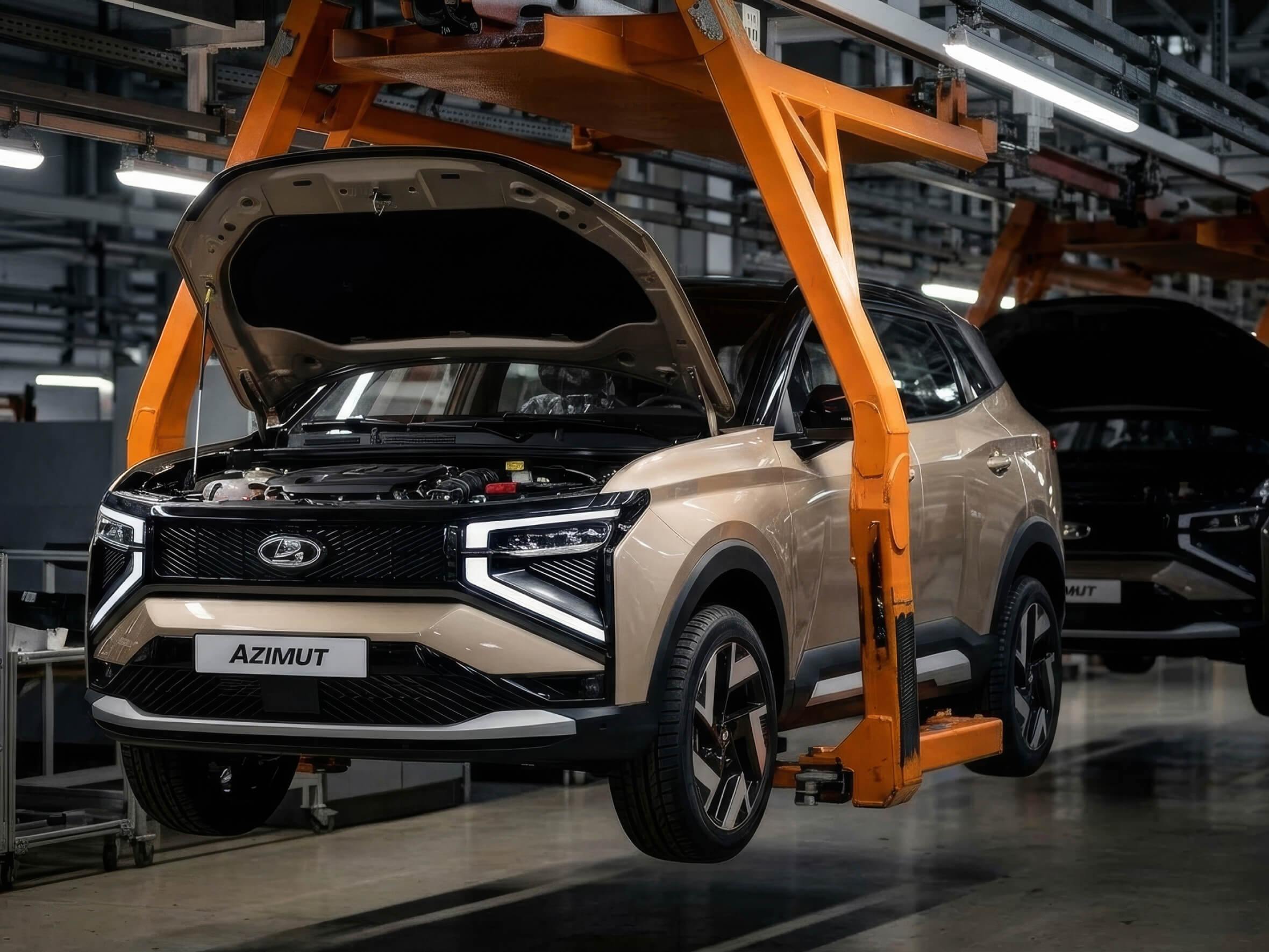 Гибридная Lada Azimut может встать на конвейер в 2028 году — мощность кроссовера составит почти 400 лошадиных сил
