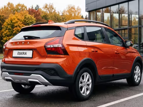Оранжевая Lada Iskra