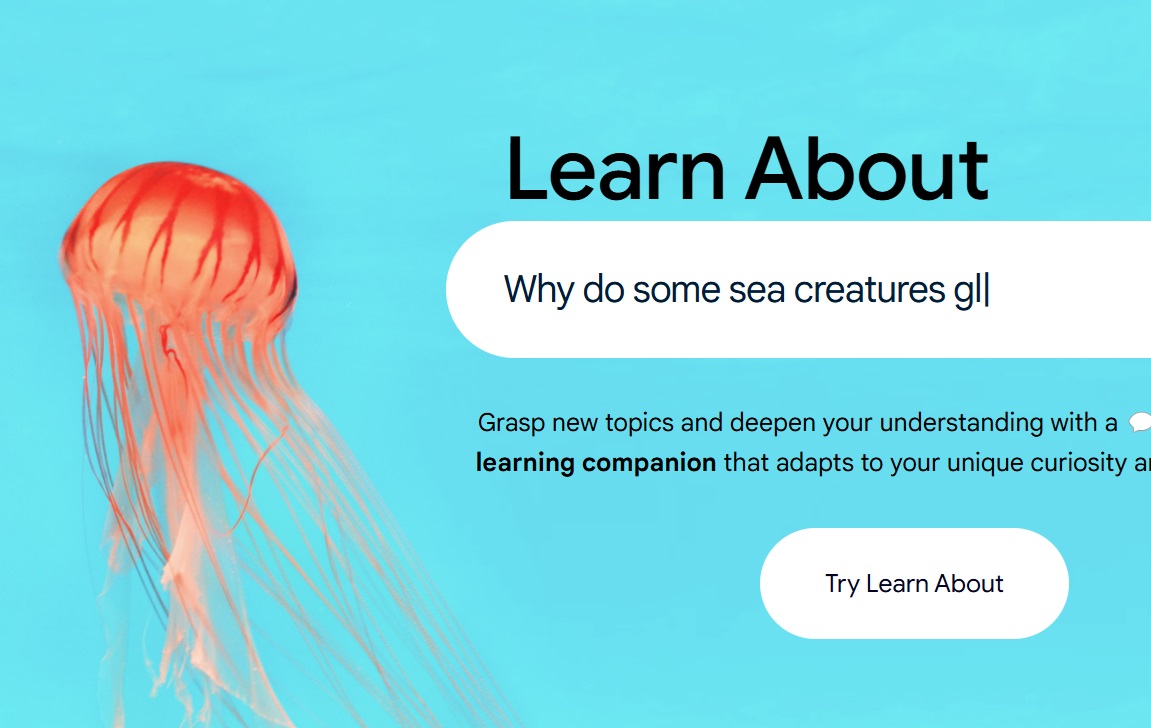Google запустил образовательную платформу на основе искусственного интеллекта Learn About