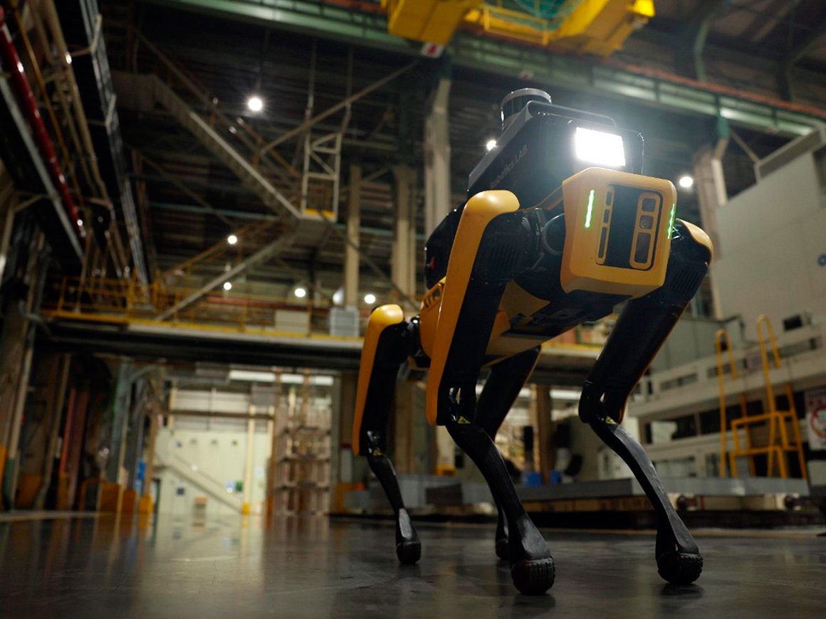 На заводе Kia появился новый сотрудник — четвероногий робот