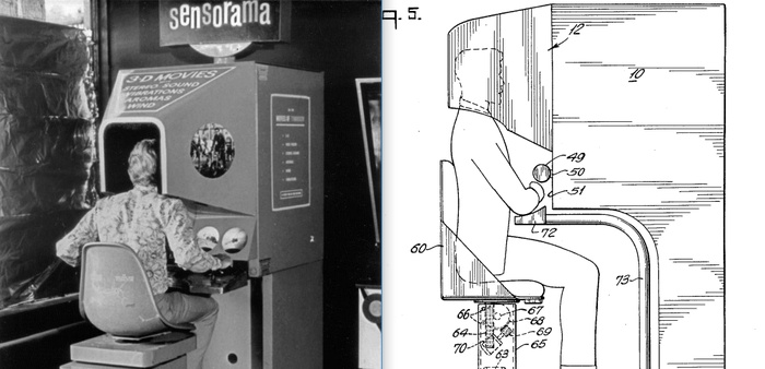 Sensorama, одно из первых устройств виртуальной реальности