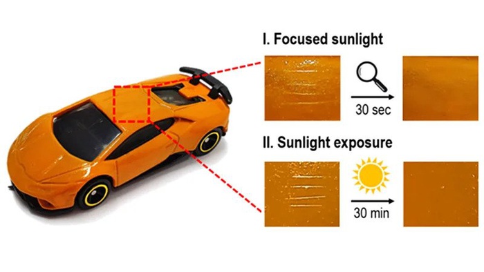 В Южной Корее разработали защитное покрытие для автомобиля, которое восстанавливается за 30 минут