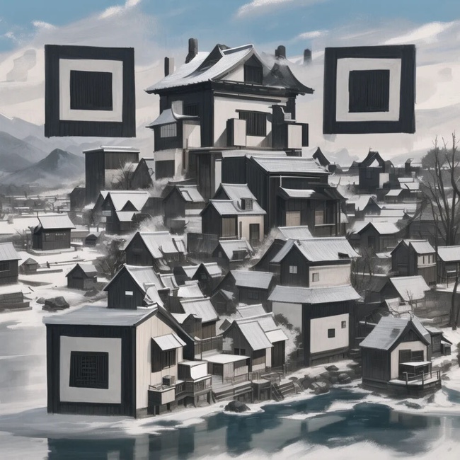 QR-код в стиле аниме, художественный куар-код