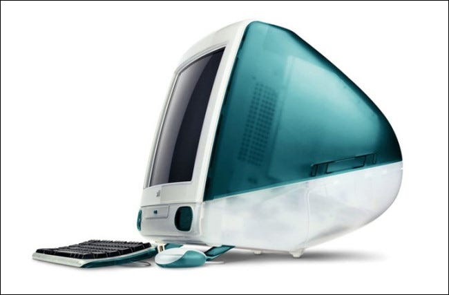 история дискеты, Apple iMac, 1998