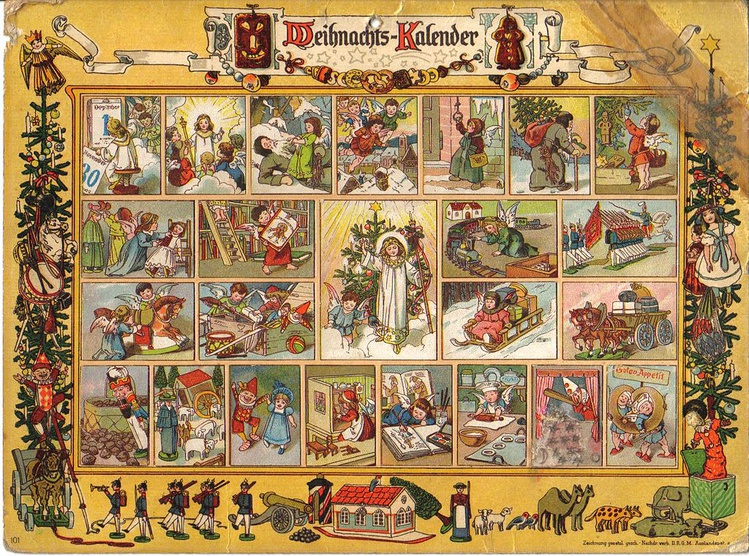 Адвент-календарь со стихами Герхарда Ланга "В стране Младенца Христа"