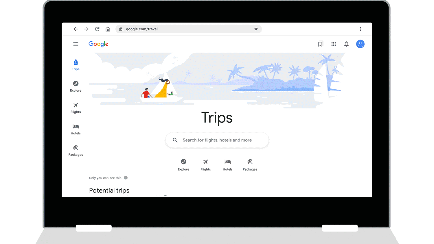 Google запустил сайт для планирования путешествий