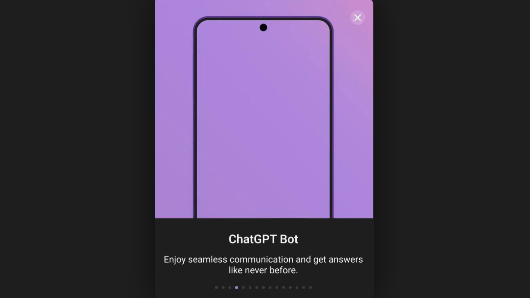 Скриншот ChatGPT Bot в Telegram