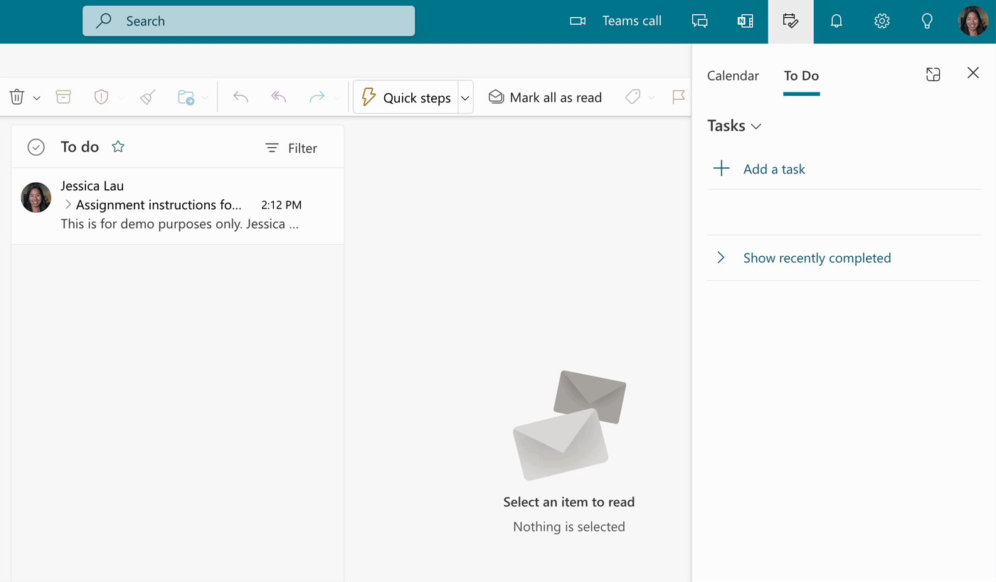 Создавать задачи в Outlook, аутлук, электронная почта