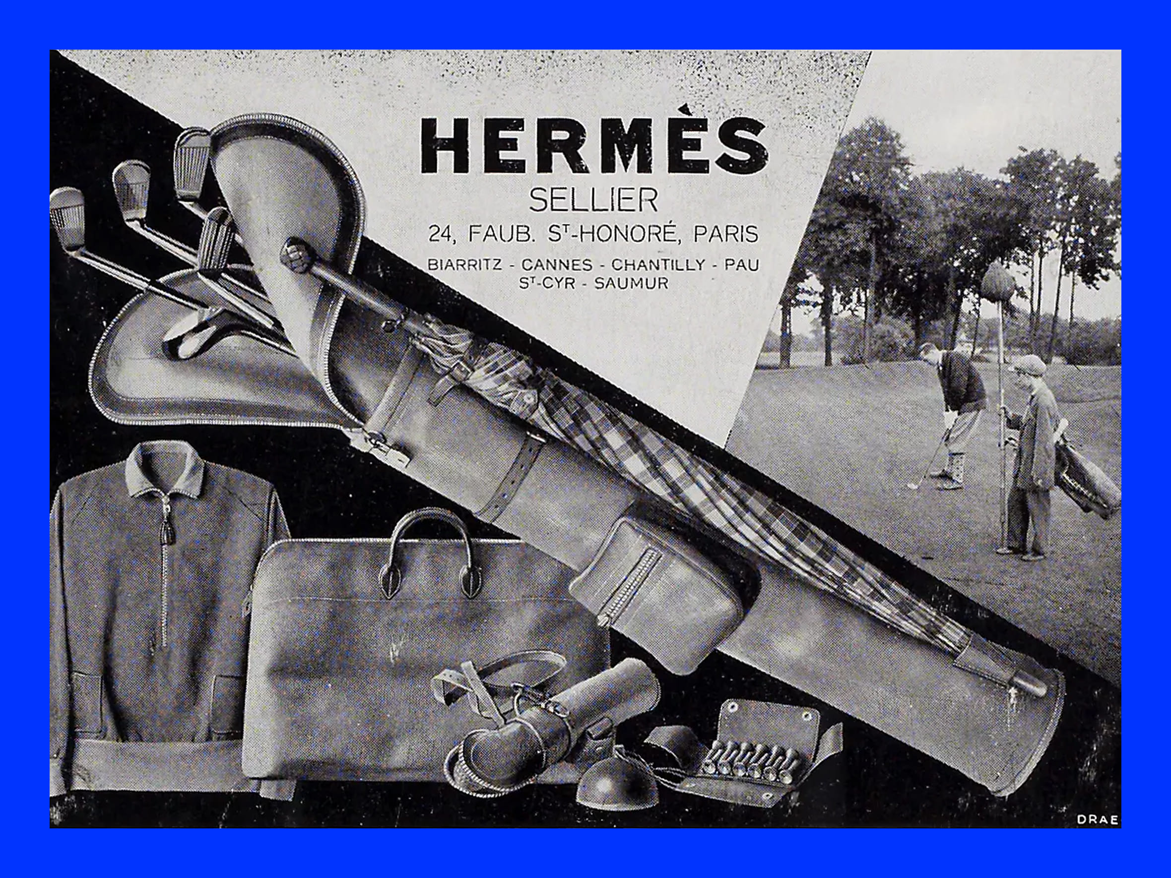 рекламный плакат Hermes
